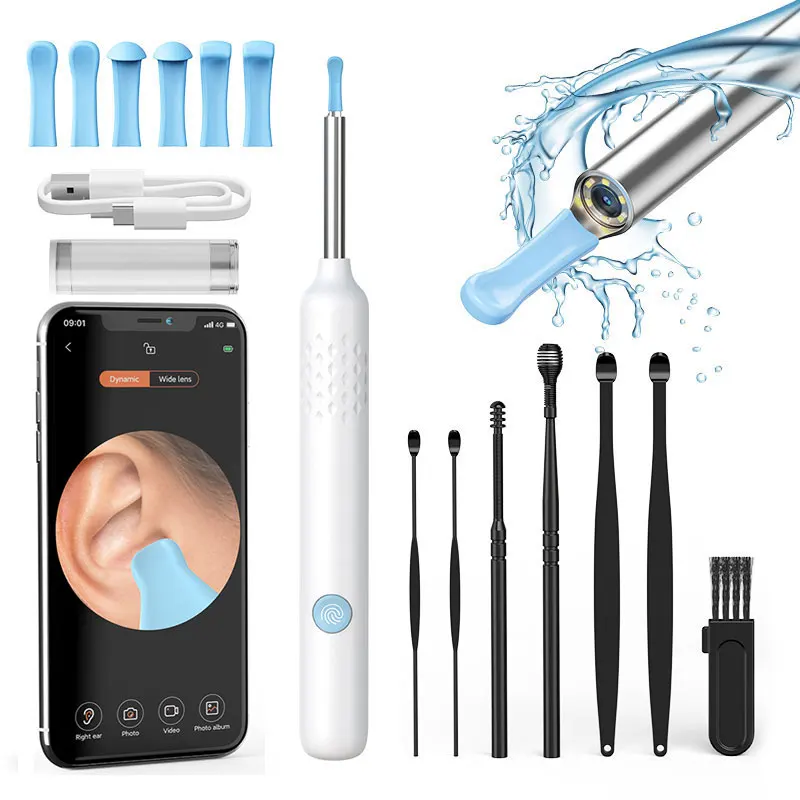 Health Power Tools - منظف الأذن لكاميرات الفيديو، منظار الأذن