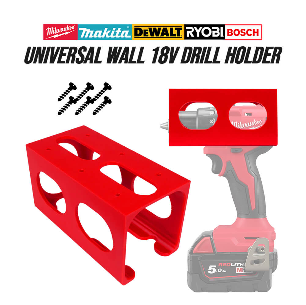 Power Tools Holder - حامل جداري عالمي للمثقاب بقوة 18