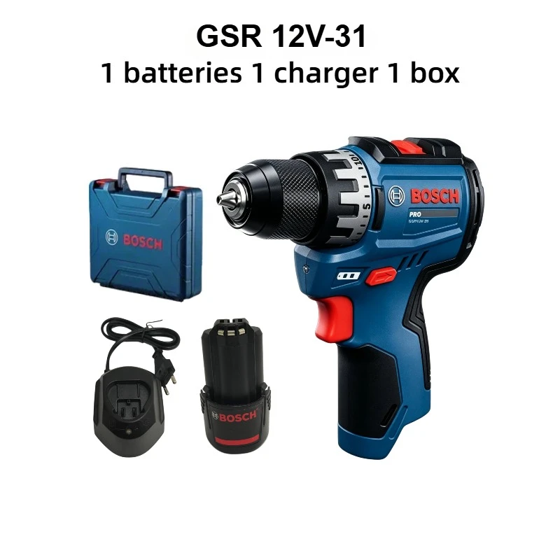 Power Tools Sheets - مثقاب بوش الاحترافي GSR 12V-31 اللاسلكي،