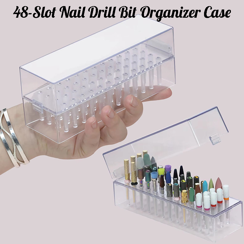 Power Tools Holder - 48 ثقوب واضح مسمار لقمة ثقب