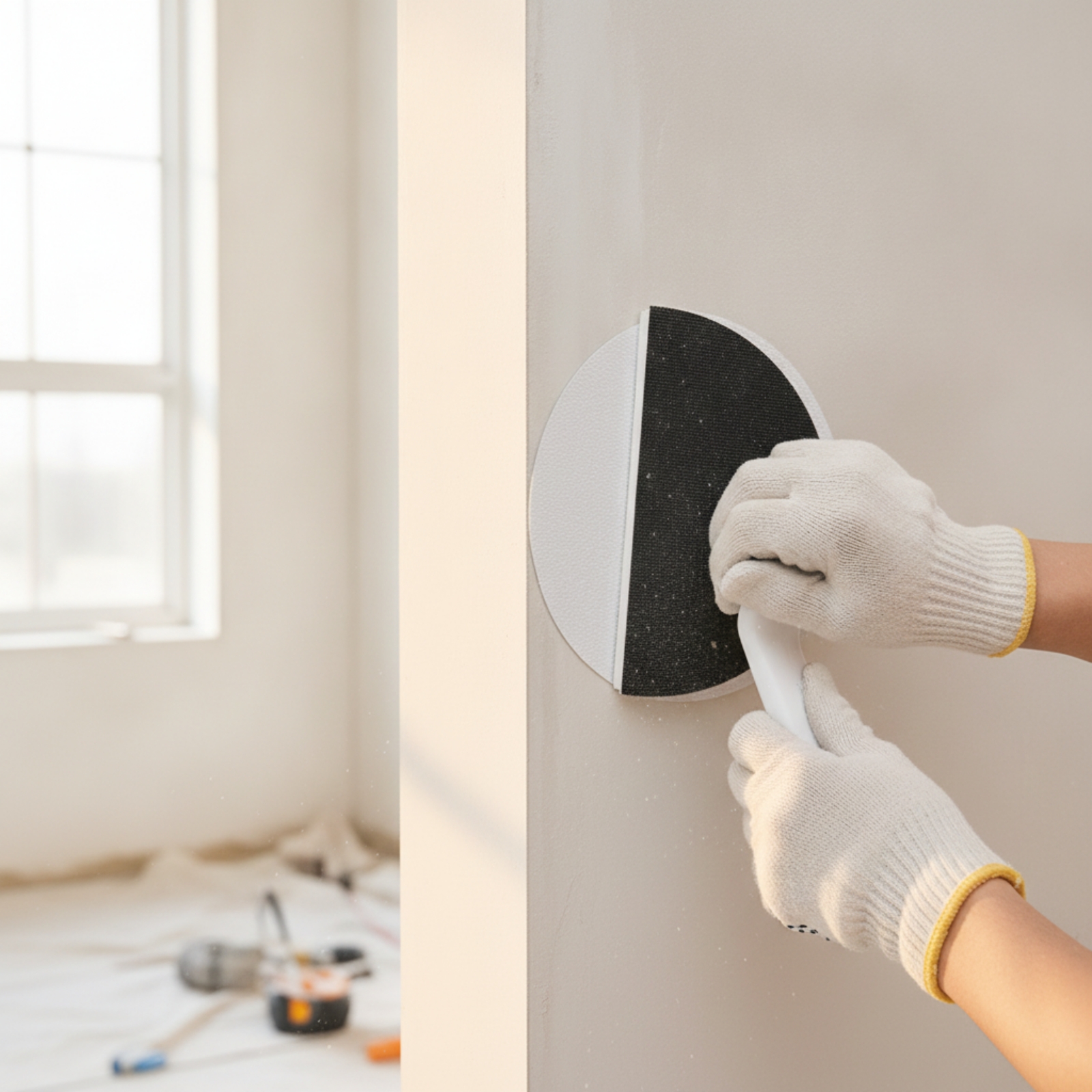 Detail Sander Corner - إطار صنفرة الزوايا قابل لإعادة الاستخدام،
