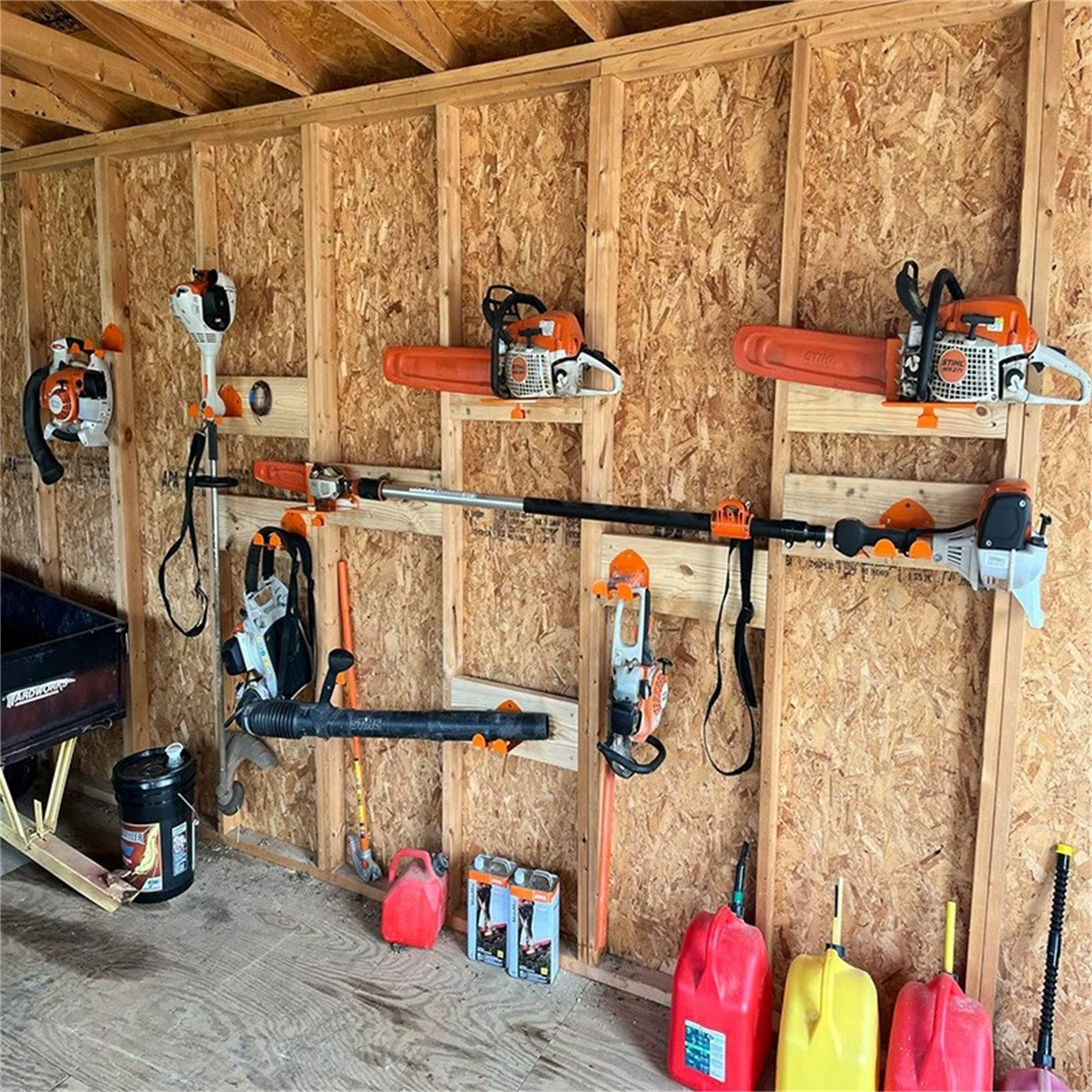 Power Tools Display Rack - قابل للتعديل بالمنشار جدار جبل رف