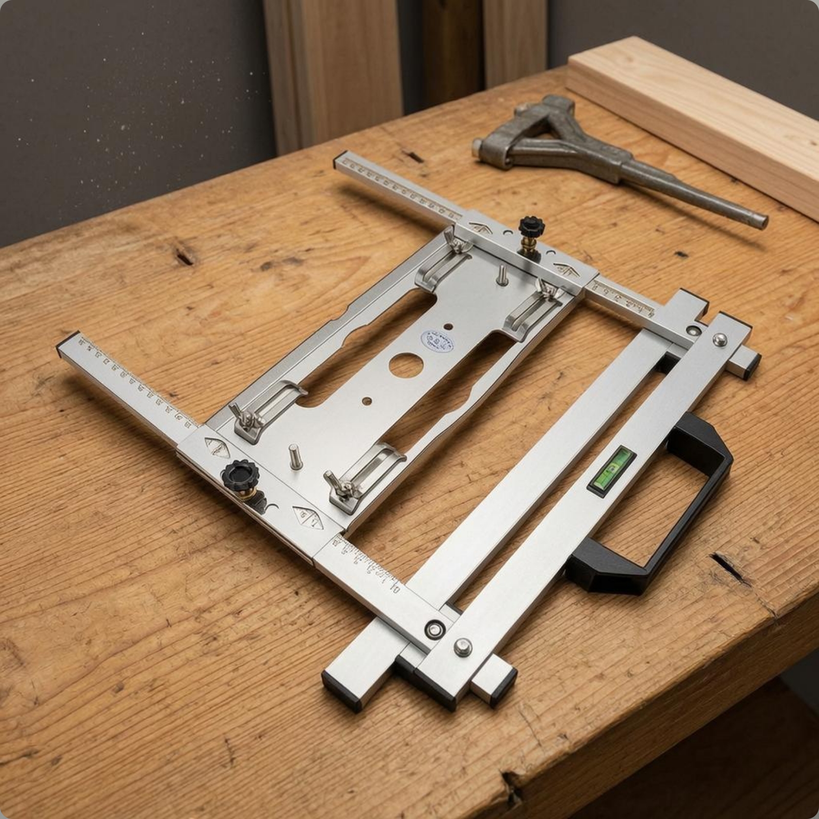Power Tools Guide - دليل قطع منزلق من الفولاذ المقاوم