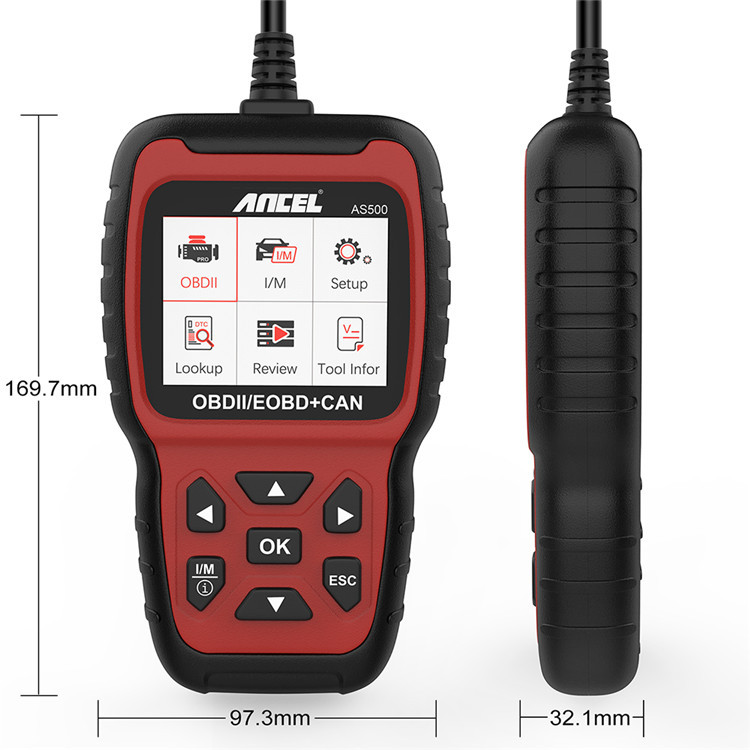 Ancel AS500 Obd2 الماسح الضوئي - مراجعة Power Tools English وسعره