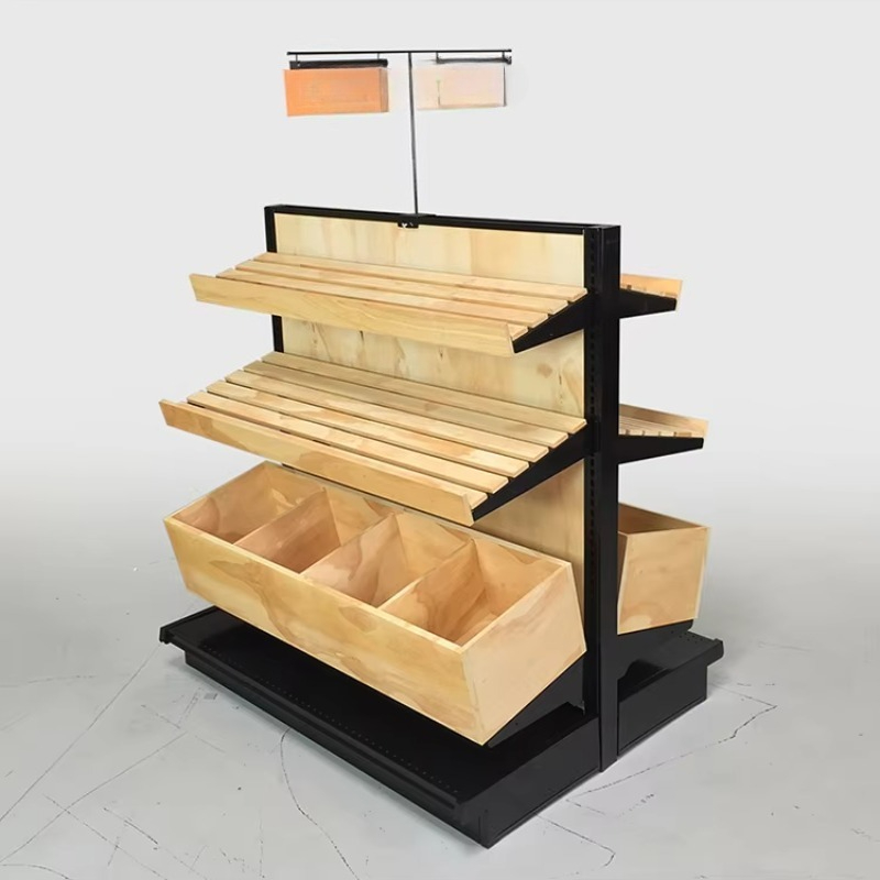 رف عرض خشبي حديث للبسكويت والخ - مراجعة Power Tools Display Rack وسعره