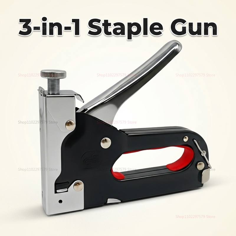 مجموعة مسدس تدبيس ومسامير شديد - مراجعة Staple Gun Electric وسعره