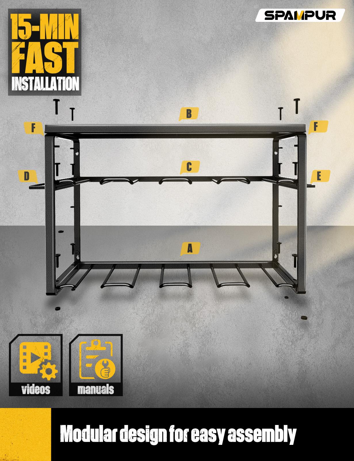 منظم أدوات كهربائية معدني شديد - مراجعة Power Tools Holder وسعره