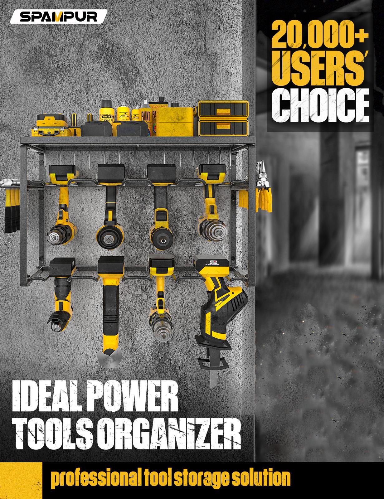 منظم أدوات كهربائية معدني شديد - مراجعة Power Tools Holder وسعره