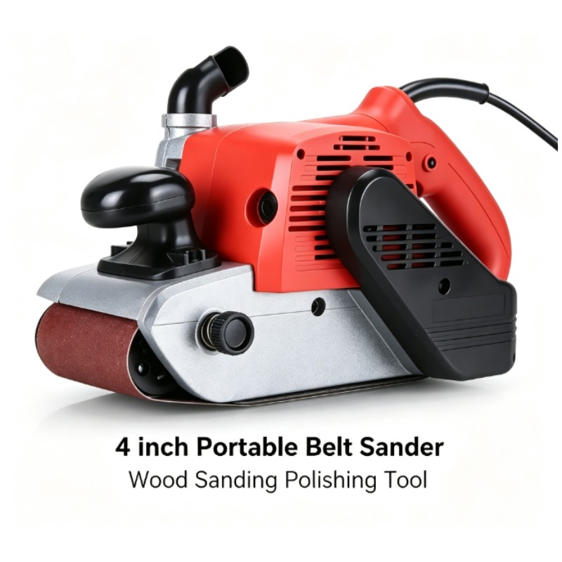 آلة صنفرة حزامية 4 بوصة عالية  - مراجعة Belt Sander Portable وسعره