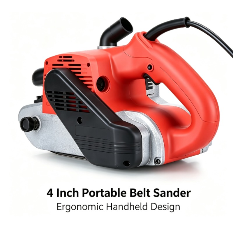 آلة صنفرة حزامية 4 بوصة عالية  - مراجعة Belt Sander Portable وسعره