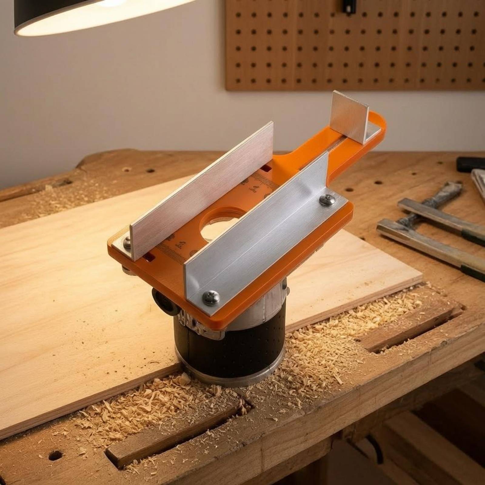 حامل توجيه التفريز بجسم شفاف،  - مراجعة Power Tools Guide وسعره