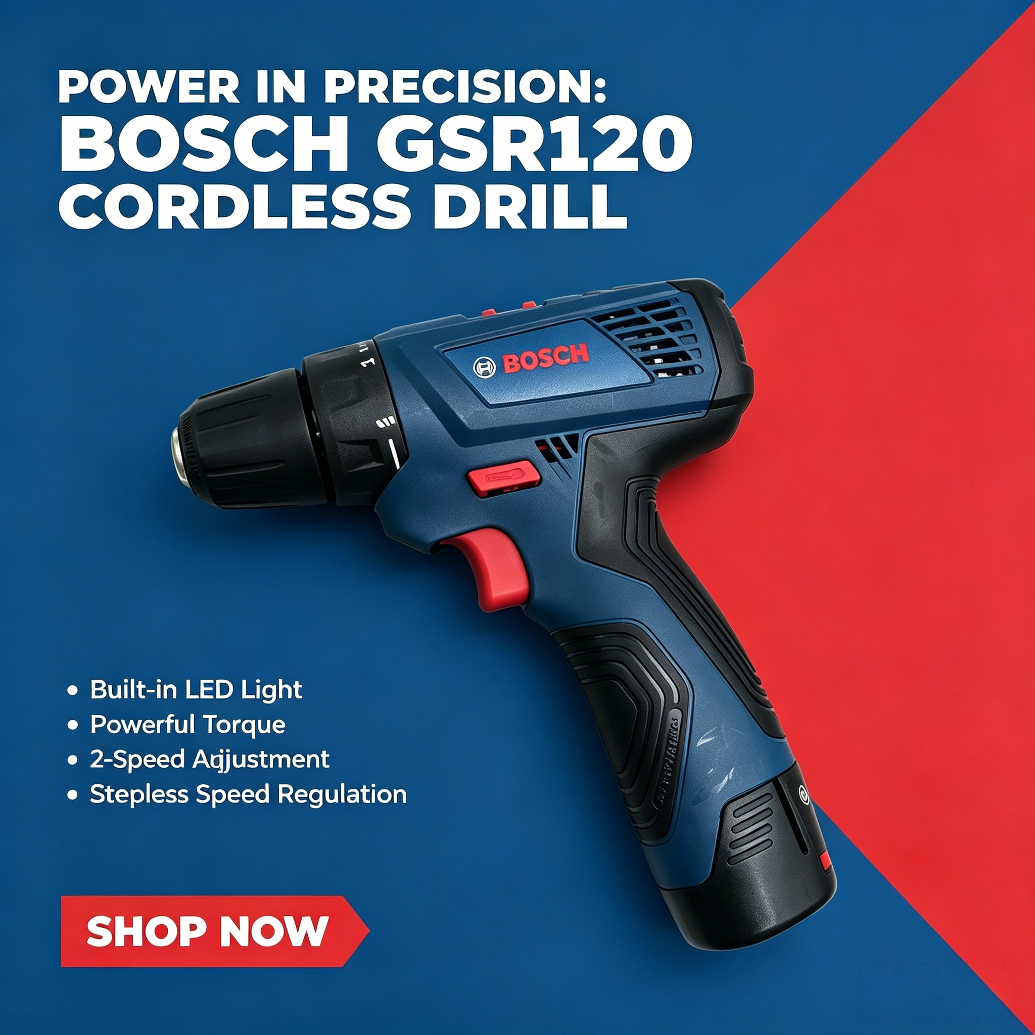 مثقاب كهربائي احترافي من بوش G - مراجعة Power Tools Sheets وسعره