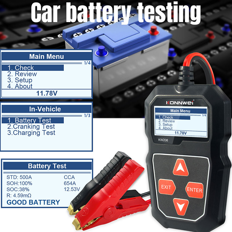 جهاز اختبار بطارية السيارة KON - مراجعة Power Tools English وسعره