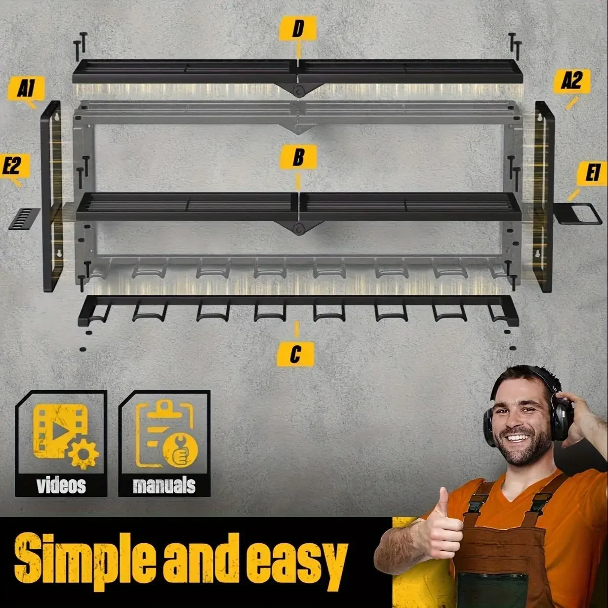 منظم أدوات كهربائية معدني شديد - مراجعة Power Tools Holder وسعره
