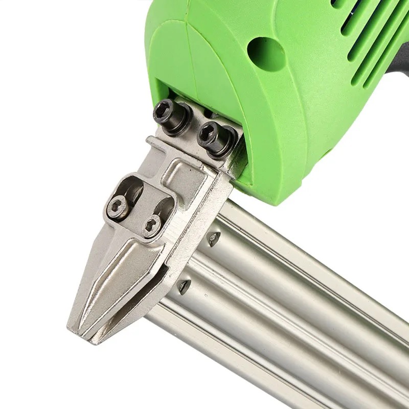 220 فولت الكهربائية مسدس مسامي - مراجعة Staple Gun Electric وسعره