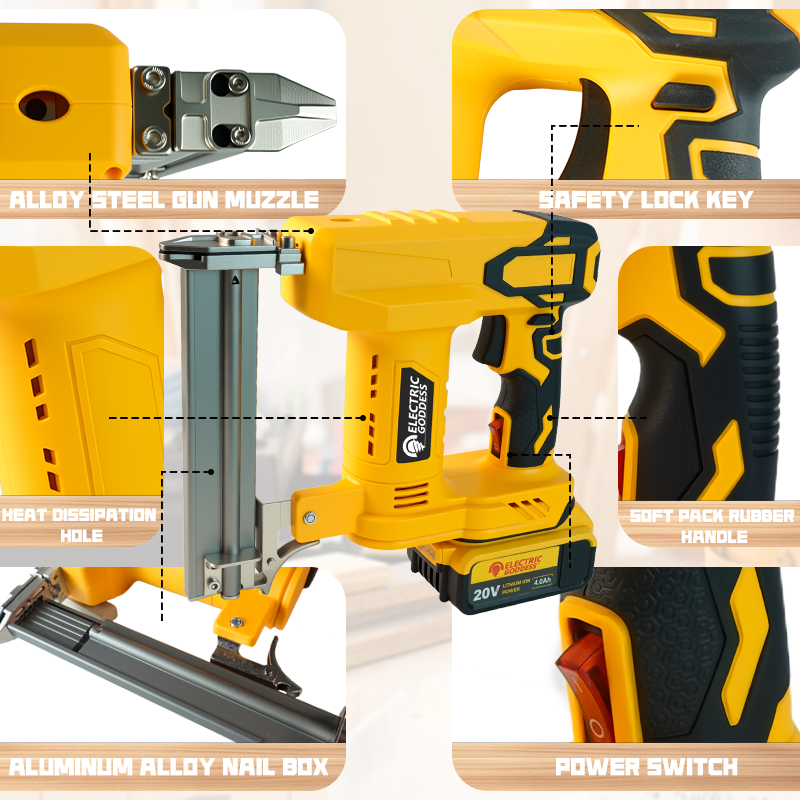 آلهة كهربائية لاسلكية 30 مللي  - مراجعة Staple Gun Electric وسعره