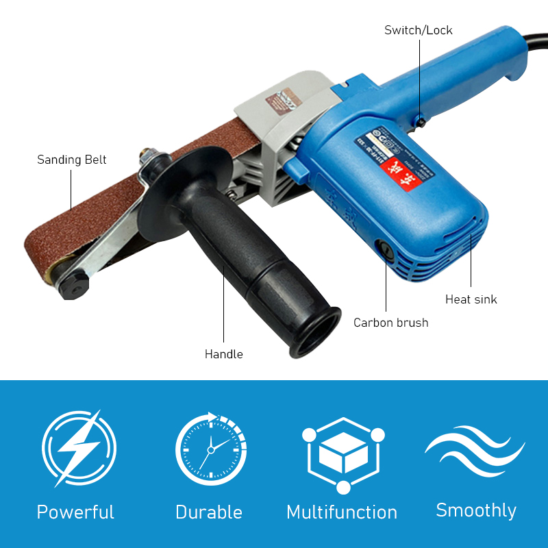 عالية الطاقة التلميع ساندرز ال - مراجعة Belt Sander Portable وسعره
