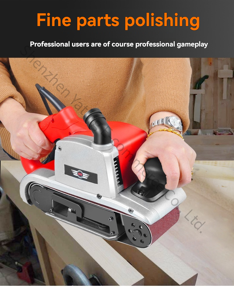 آلة صنفرة حزامية 1500 واط، آلة - مراجعة Belt Sander Portable وسعره