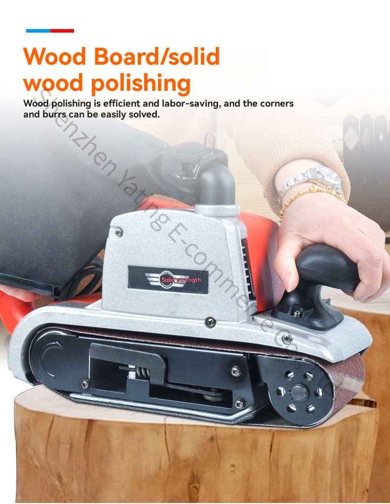 آلة صنفرة حزامية 1500 واط، آلة - مراجعة Belt Sander Portable وسعره