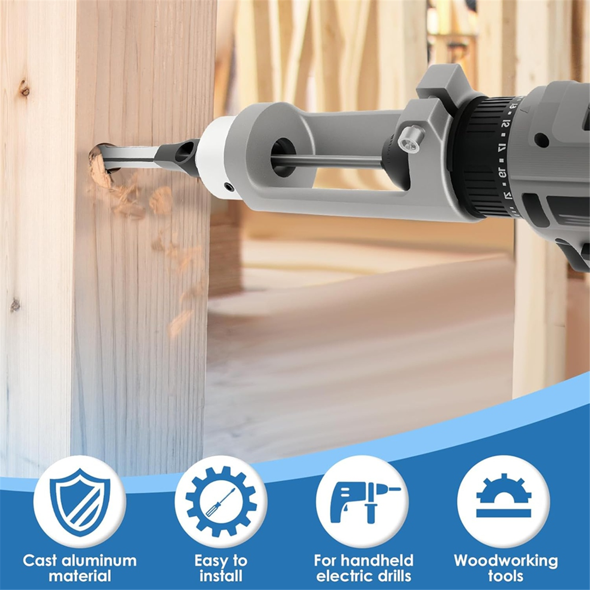 محول لقمة مثقاب مربع ABNJ مع ل - مراجعة Power Tools Holder وسعره