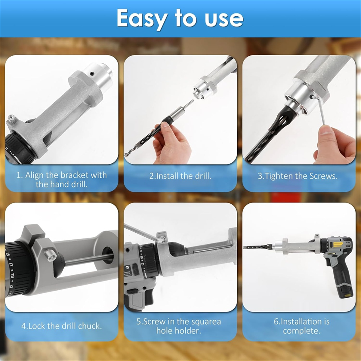 محول لقمة مثقاب مربع ABNJ مع ل - مراجعة Power Tools Holder وسعره