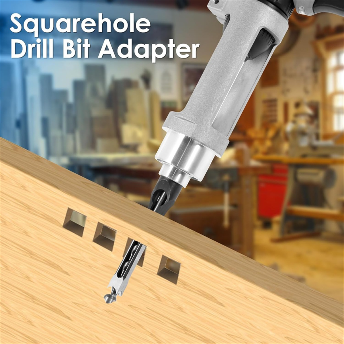 محول لقمة مثقاب مربع ABNJ مع ل - مراجعة Power Tools Holder وسعره