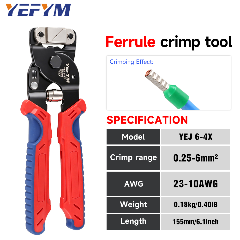 كماشة تجعيد طرفية صغيرة YEJ 6- - مراجعة Power Tools Japan وسعره