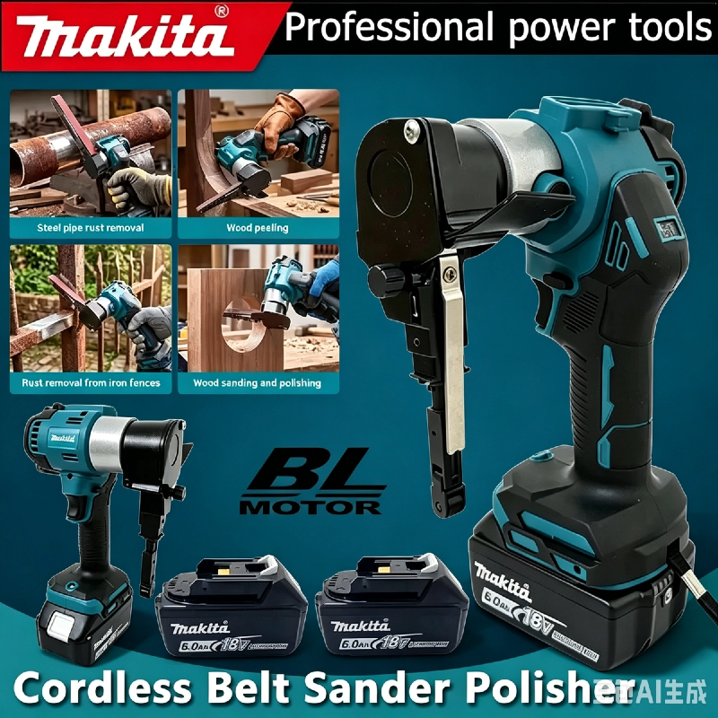 ماكيتا - أداة صنفرة محمولة لاس - مراجعة Belt Sander Portable وسعره